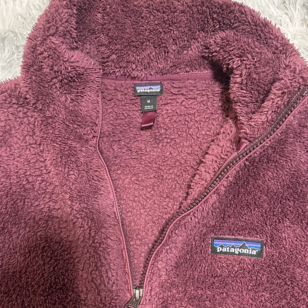 Patagonia Maroon Half-Zip Pullover - Picture 3 of 4